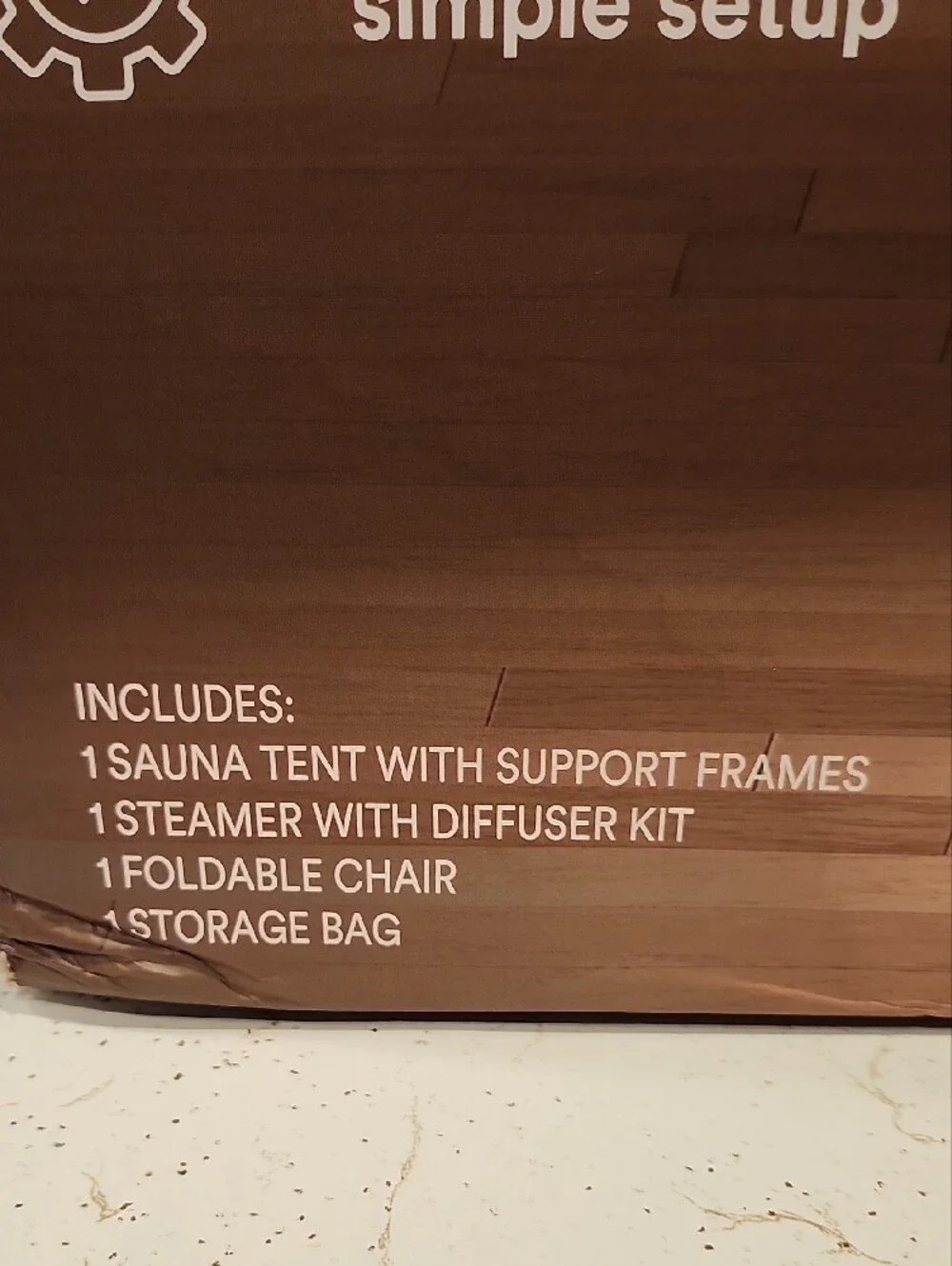 Homedics Beige Quilted Portable Steam Sauna